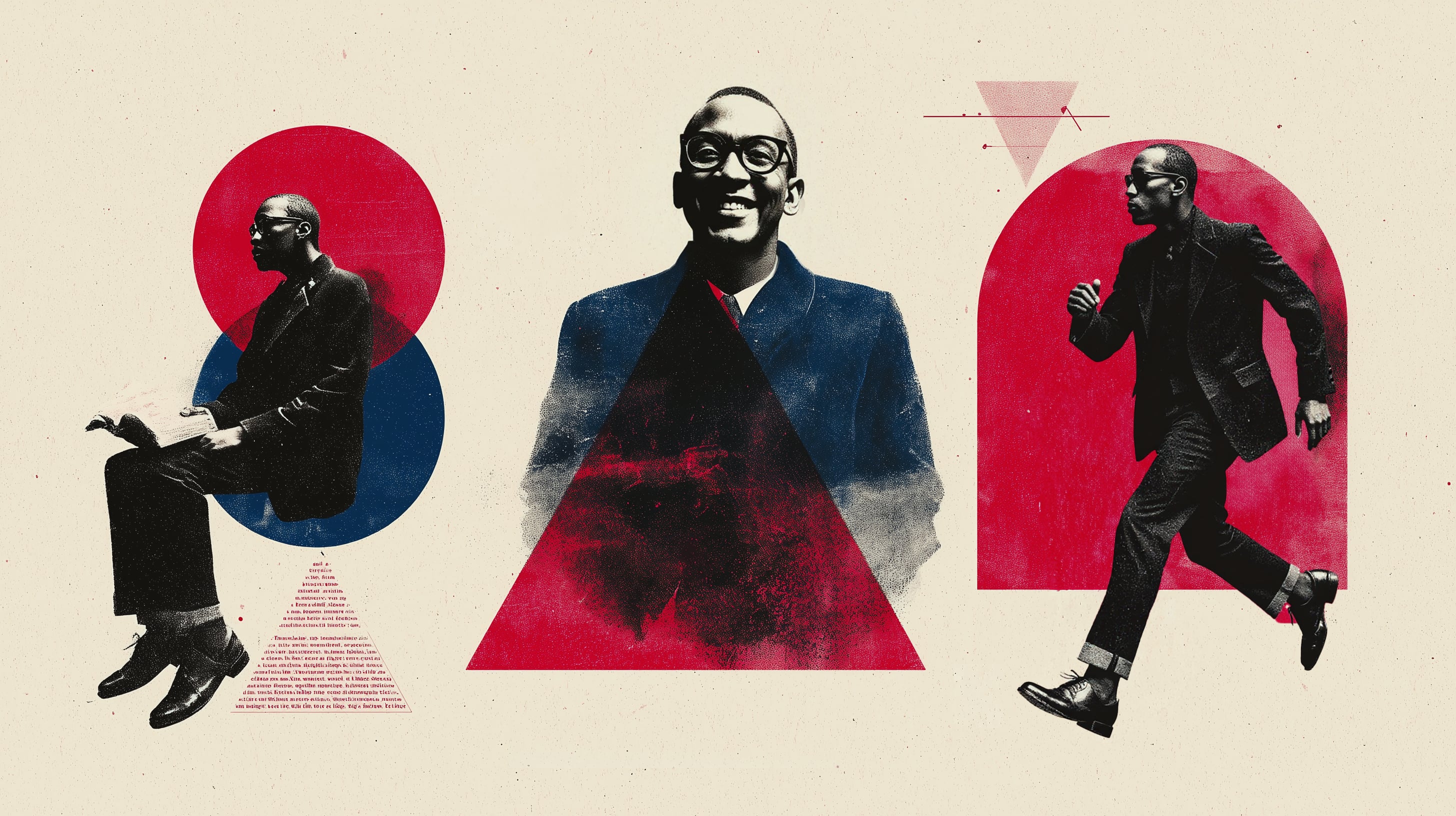 A man growing through different types of intents like dreaming, doing, and learning.